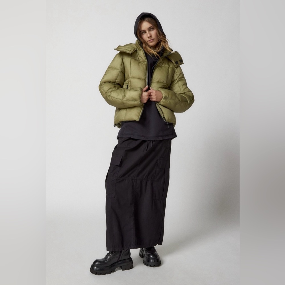 Urban Outfitters Hooded Square Puffer Jacket